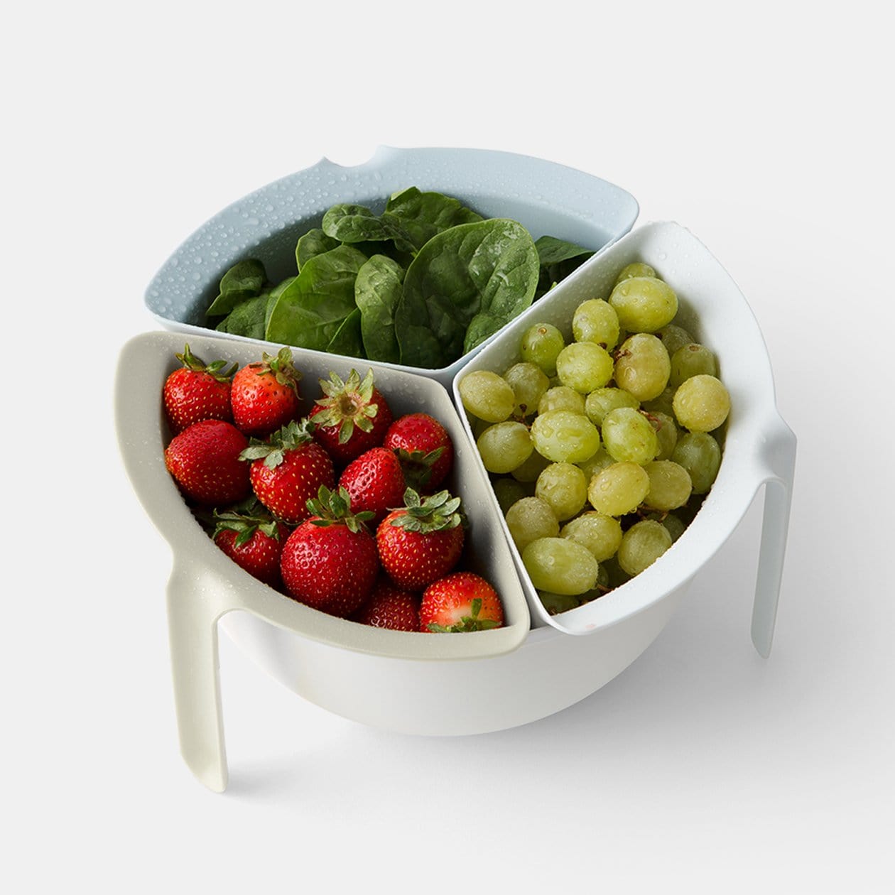 Chefn Fruit & Vegetable Prep 3-in-1 Prep Colander