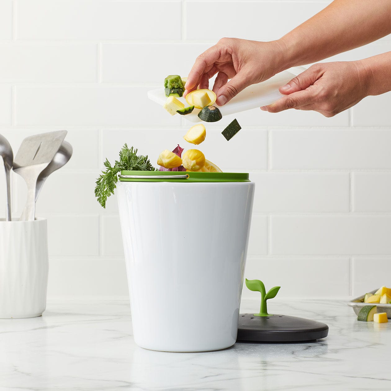 Chefn Fruit & Vegetable Prep EcoCrock Compost Bin