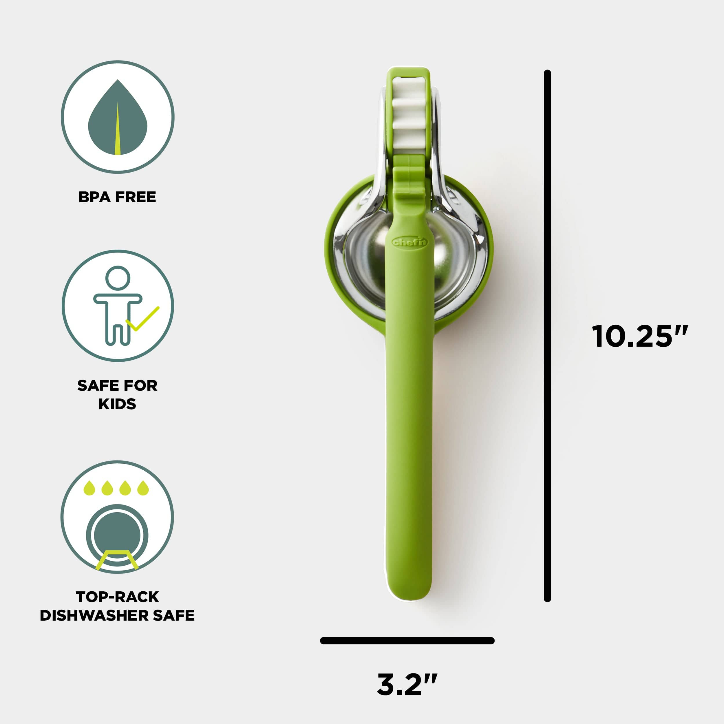 Chefn Fruit & Vegetable Prep FreshForce Citrus Juicer FreshForce Citrus Juicer - Best Handheld Juicer for Lemons and Limes