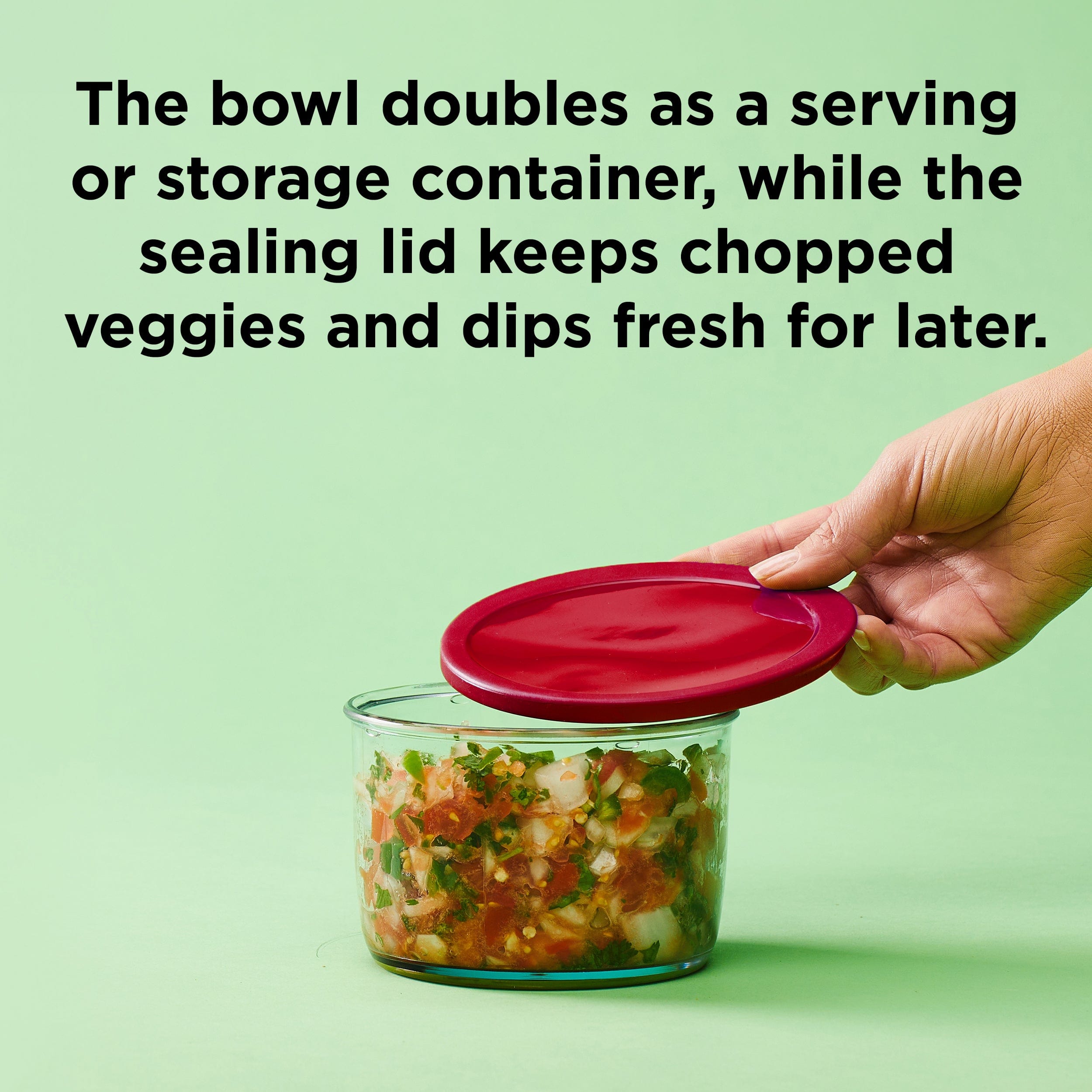 Chefn Fruit & Vegetable Prep/Cutting & Chopping VeggiChop Hand-Powered Food Processor VeggiChop Hand-Powered Food Processor